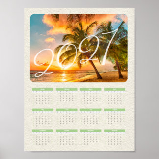 Póster Calendario de fotos de una página de 2027