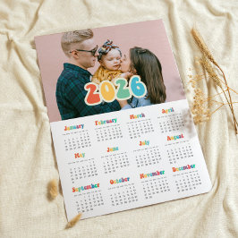 Póster Calendario de fotos Hippie 2025 de Retro 60