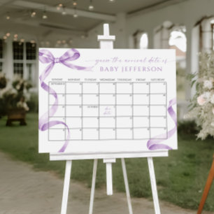 Póster Calendario de la fecha de vencimiento de la solici