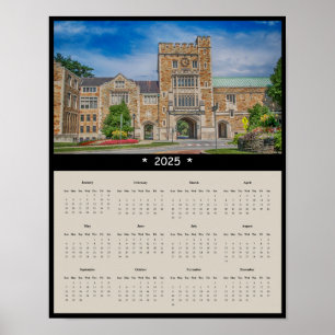 Póster Calendario de Muro de Entrada Principal del Colegi