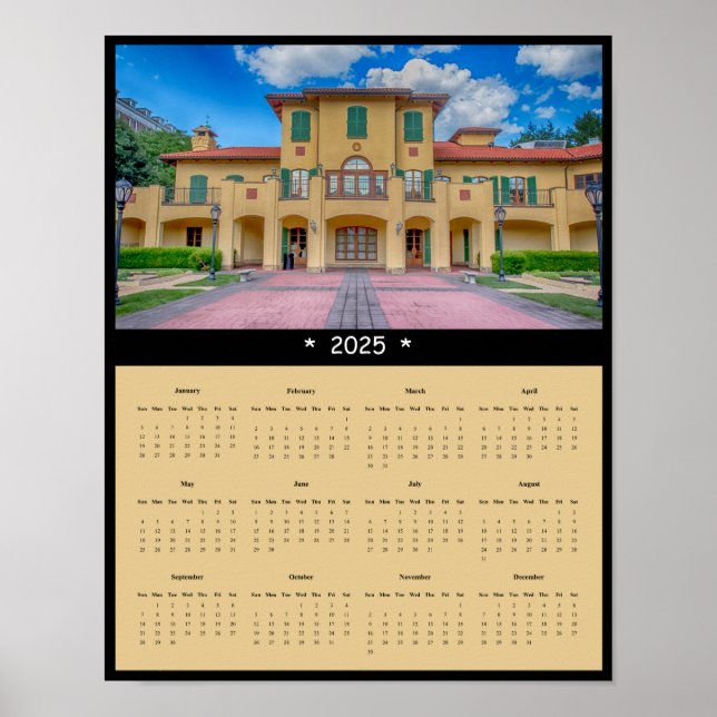 Póster Calendario de Muro Medici de Ristorante Caterina d (Frente)