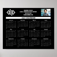 Calendario de oficina empresarial personalizado 20