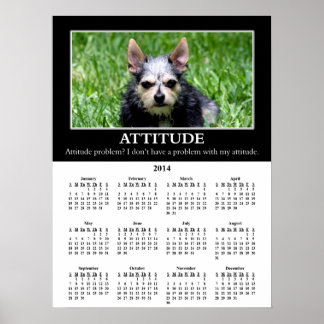 Póster Calendario de Pared Demotivacional 2014: Mal compo