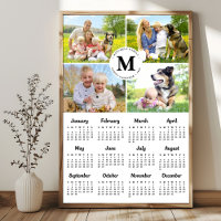 Calendario de Personalizados de Collages de fotos 