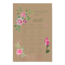 Calendario de texto anual JW personalizable