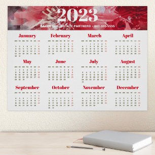Póster Calendario de trabajo de 2023