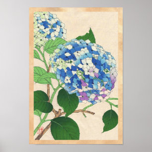 Póster Calendario floral de Kawarazaki Shodo de la flor