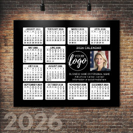 Póster Calendario - logo, negocio de fotografía