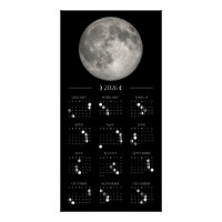 Calendario Lunar de Pared 2026 de 14 x 28 pulgadas