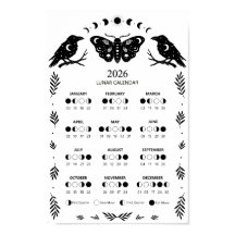 Calendario Lunar Luna Celestial Moth de Brujería