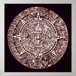 Póster calendario maya