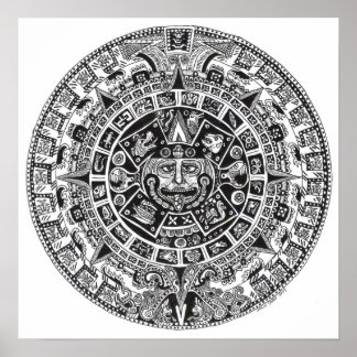 Póster Calendario maya