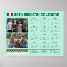 Calendario Mexicano 2024 | Calendario México edita