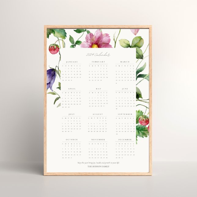 Póster Calendario Motivacional de Año Completo 2024 (Subido por el creador)