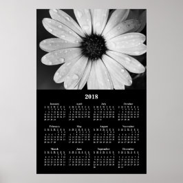Póster Calendario mural 2018 Cartel de margarita africana