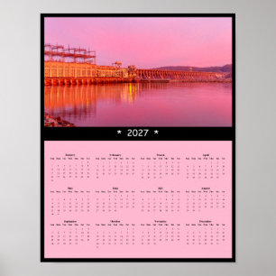 Póster Calendario mural Conowingo 2027 - Amanecer dorado