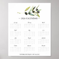 Calendario Olive Business Promo 2025