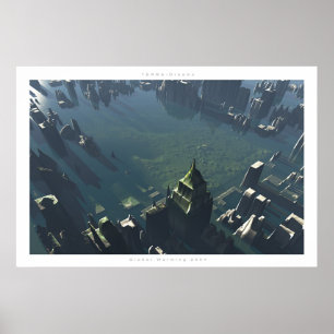 Póster Calentamiento del planeta 2054