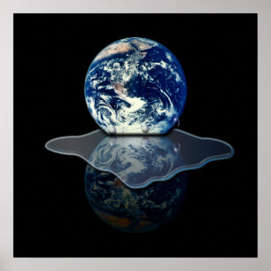 Póster Calentamiento del planeta I