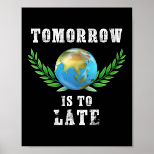 Póster Calentamiento Global de la Mujer, Protección del M