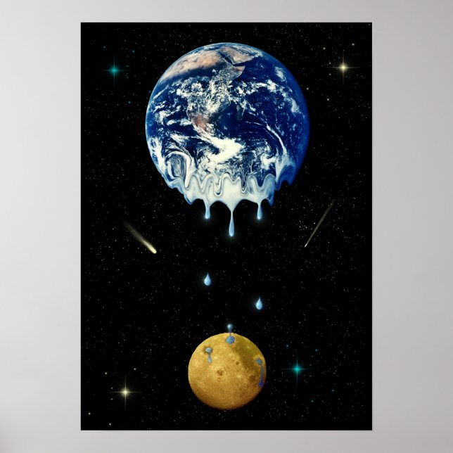 Póster Calentamiento global II (Frente)