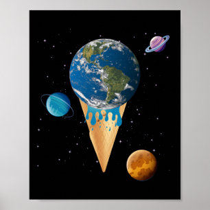 Póster Calentamiento Global, Protección Ambiental, Natura