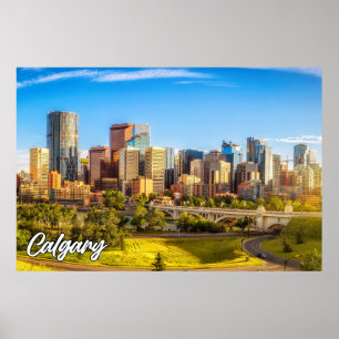 Póster Calgary, Alberta, Canadá