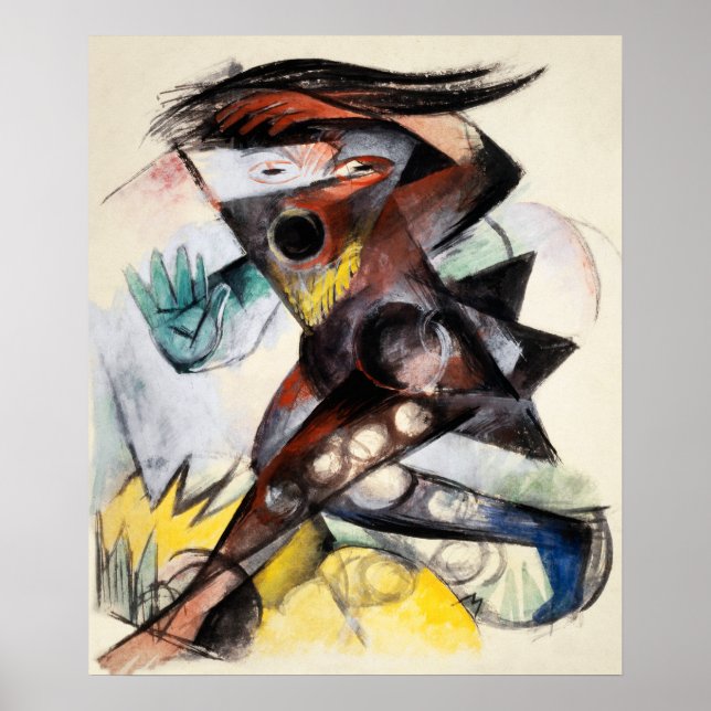 Póster Calibán - Figurina para "la tempestad" (Frente)