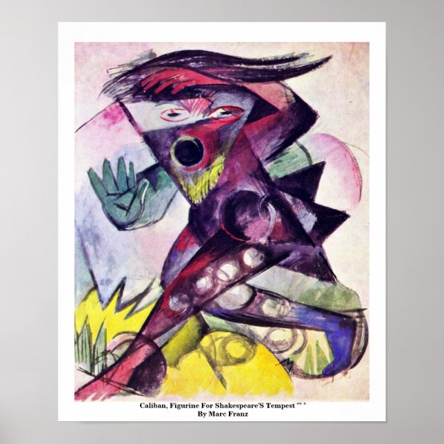 Póster Caliban, Figurine For Shakespeare'S Tempest (Frente)