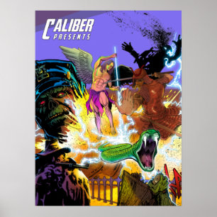 Póster Caliber Presents V3 design poster