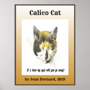 Póster Calico Cat 1819