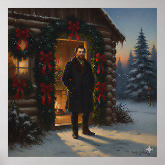 Póster Cálida Bienvenida: Brillo Navideño de Eastman John