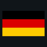 Póster Calidad de la bandera de Alemania<br><div class="desc">Puede TRANSFERIR este DISEÑO a otros productos de Zazzle. Las banderas están hechas en gráficos vectoriales de alta resolución para una impresión profesional. Gracias por escoger mis diseños y por parar en la tienda Pedro Vale.</div>
