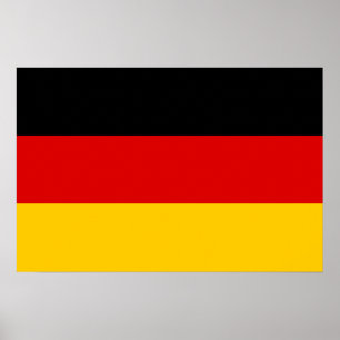 Póster Calidad de la bandera de Alemania