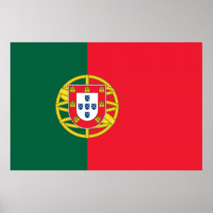 Póster Calidad de la bandera portuguesa