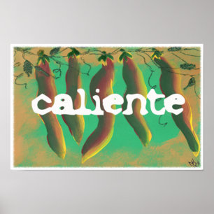 Póster Caliente caliente jalapeno Peppers