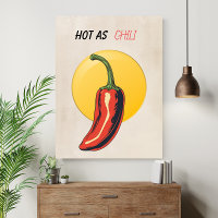 Caliente como Cocina Retro Divertida
