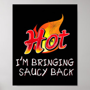 Póster Caliente Soy Extra Spicy Hot Packet Taco Sauce Gro
