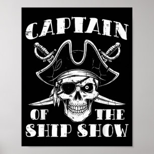 Póster Califica al capitán del barco Mostrar humor divert