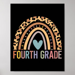 Póster Calificación Arcoiris Chicas Chicos Profesor Equip