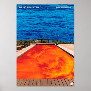 Póster CALIFORNACIÓN Tapa extendida del álbum de tamaño A