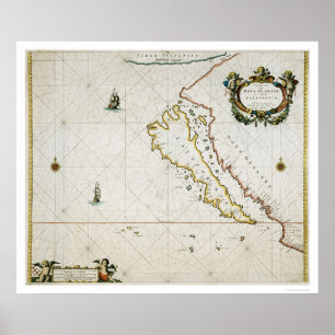 Póster California como una isla