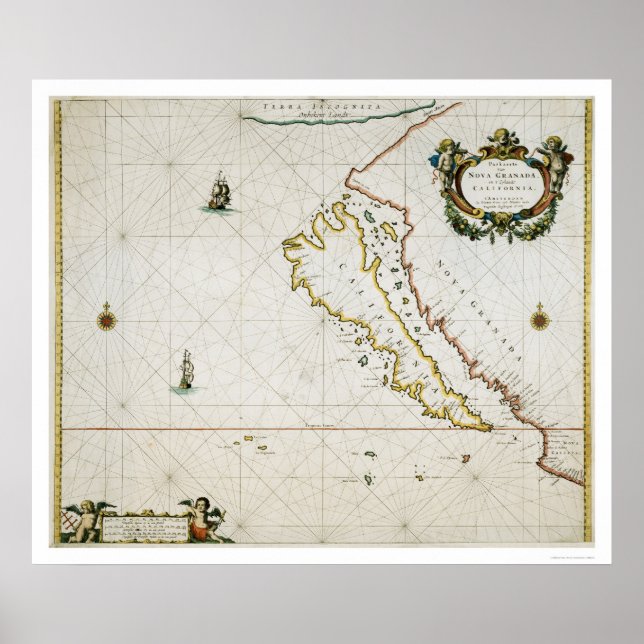 Póster California como una isla (Frente)