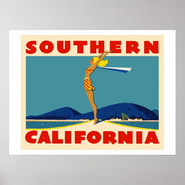 Póster California del Sur (Frente)