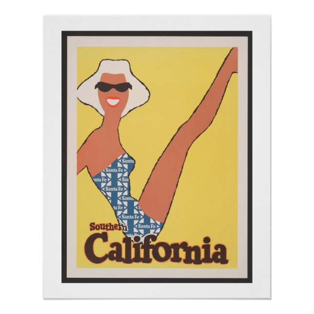 Póster California del Sur, Santa Fe Famous (Anverso)