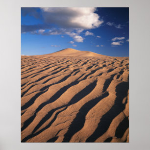 Póster California, dunas de Dumont en el desierto de Moja