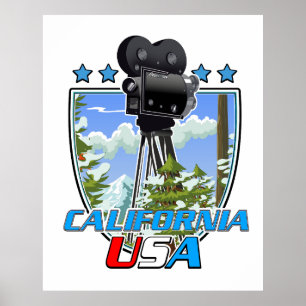 Póster California EE. UU.