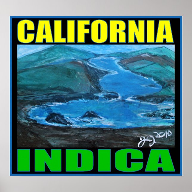 PÓSTER CALIFORNIA INDICA (Frente)