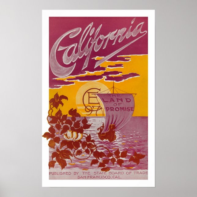 Póster California Land of Promise Poster (Frente)