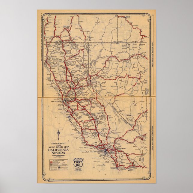 Póster California, Nevada (Frente)